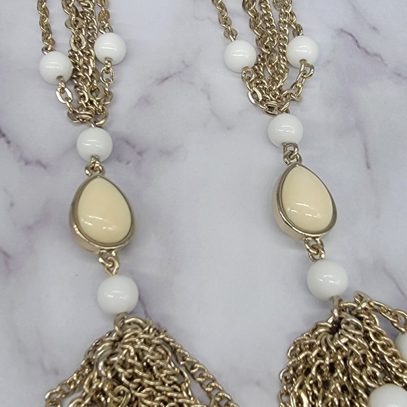 LOFT Multi Strand Statement Necklace - Picture 5 of 8